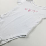 'You Can Fly!' Disney's Dumbo White Bodysuit - Girls 12-18 Months