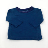 Petrol Blue Long Sleeve Top - Boys 6-9 Months