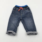 Mid Blue Denim Jeans - Boys 6-9 Months