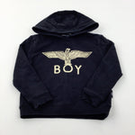 'Boy' Black Hoodie - Boys 3-4 Years