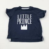 'Little Prince' Navy T-Shirt - Boys 9-12 Months