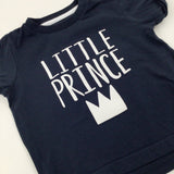 'Little Prince' Navy T-Shirt - Boys 9-12 Months