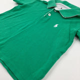 Embroidered Motif Green Polo Shirt - Boys 3-4 Years