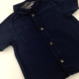 Navy Shirt - Boys 9-12 Months