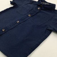 Navy Shirt - Boys 9-12 Months