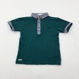 Green Polo Shirt - Boys 4-5 Years