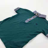 Green Polo Shirt - Boys 4-5 Years