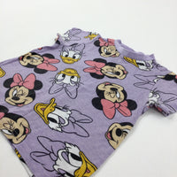Minnie Mouse & Friends Purple T-Shirt - Girls 4-5 Years