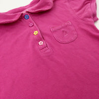Boat Motif Pink Polo Shirt - Girls 4-5 Years