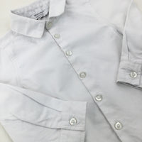 White Long Sleeve Shirt - Boys 12-18 Months