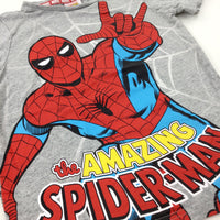 'The Amazing Spiderman' Grey T-Shirt - Boys 5-6 Years