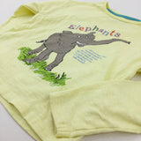 'Elephants' Roald Dahl Yellow Long Sleeve Top - Boys 4-5 Years