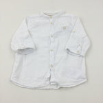 White Long Sleeve Shirt - Boys 4-5 Years