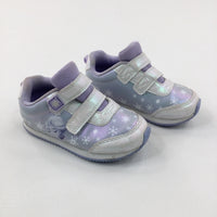 Frozen Glittery Lilac Trainers - Girls - Shoe Size 7