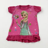 Elsa Disney's Frozen Pink T-Shirt - Girls 18-24 Months