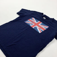 Union Jack Navy T-Shirt - Boys 6-7 Years