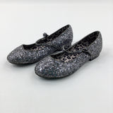 Glittery Silver Shoes  - Girls - Shoe Size 1