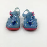 Finding Nemo Blue Jelly Shoes - Girls - Shoe Size 6