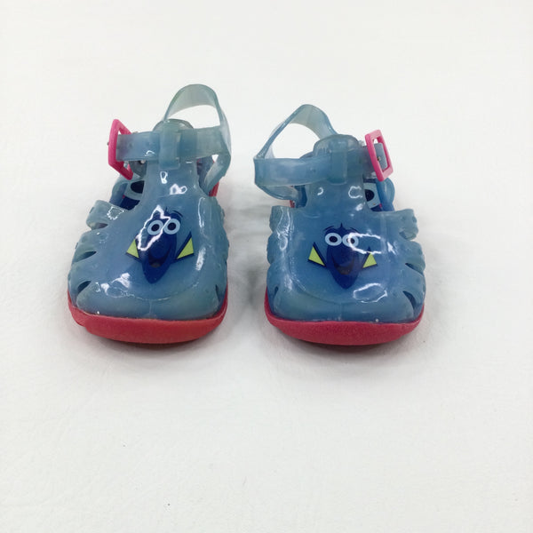 Finding Nemo Blue Jelly Shoes - Girls - Shoe Size 6