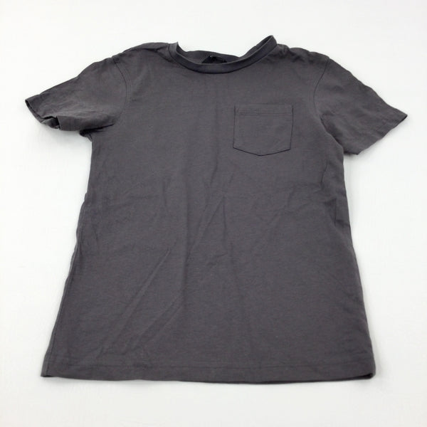 Charcoal Grey T-Shirt - Boys 5-6 Years