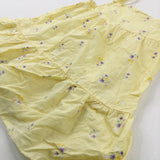 Flowers Yellow Dress - Girls 18-24 Months