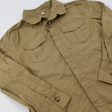 Tan Long Sleeve Shirt - Boys 5-6 Years