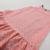 Patterned Pink Dress - Girls 6-7 Years