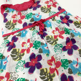 Colourful Flowers Dress - Girls 6-7 Years