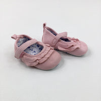 Sparkly Pink Baby Shoes - Girls - Shoe Size 1