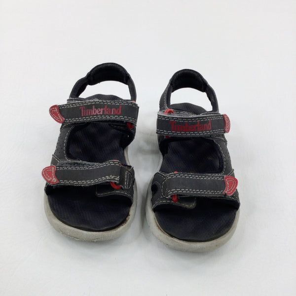 'Timberland' Grey Sandals - Boys - Shoe Size 7.5