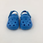 Stars Blue Clogs - Boys - Shoe Size 2