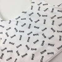 'Love' White Cropped Vest Top - Girls 5-6 Years