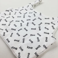 'Love' White Cropped Vest Top - Girls 5-6 Years