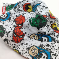 Marvel Superheroes Colourful White Sun Hat - Boys 3-4 Years