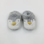Penguins Fluffy Slippers - Boys/Girls - Shoe Size 4.5