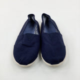 Navy Canvas Shoes - Boys/Girls - Shoe Size 2