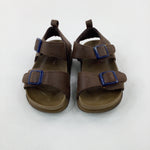 Brown Sandals - Boys - Shoe Size 5