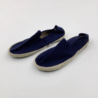 Navy Espadrilles - Boys/Girls - Shoe Size 5