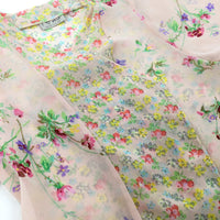 Flowers Dusky Pink Sheer Cardigan - Girls 3-4 Years