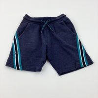 Mottled Navy Shorts - Boys 6-7 Years