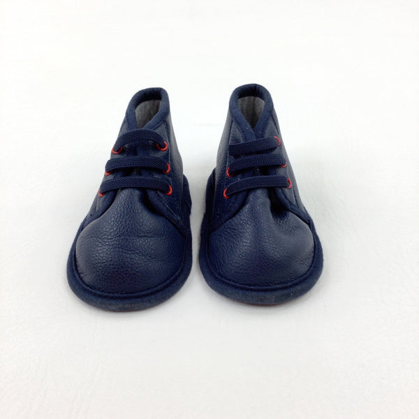 Navy Shoes - Boys - Shoe Size 2