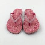 Pink Flip Flops - Girls - Shoe Size 3.5