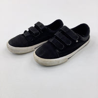 Black Canvas Shoes - Boys - Shoe Size 13