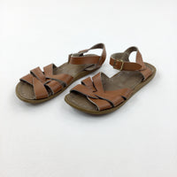 Tan Sandals - Girls - Shoe Size 1