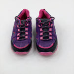 Purple & Grey Trainers - Girls - Shoe Size 13