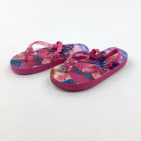 Trolls Pink Flip Flops - Girls - Shoe Size 9