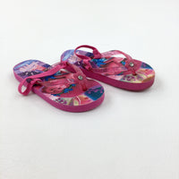 Trolls Pink Flip Flops - Girls - Shoe Size 9
