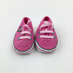 Minnie Mouse Spotty Pink Baby Shoes - Girls - Shoe Size 1