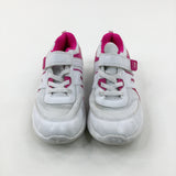 Pink & White Trainers - Girls - Shoe Size 3