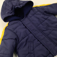 Navy Lightweight Hooded Jacket - Boys 6-9 Months